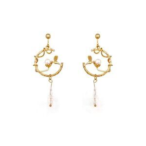Crystal drop earrings N807